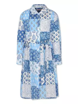 Платье из хлопка MC2 Saint Barth Kids, синий