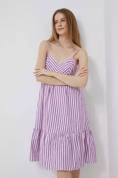 Платье из хлопка Pennyblack, фиолетовый