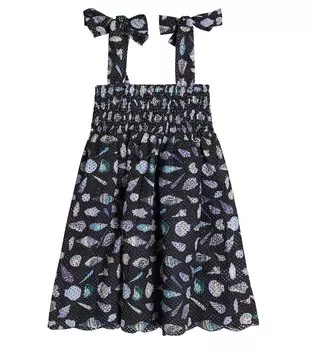 Платье из хлопка с принтом Marysia Bumby, разноцветный