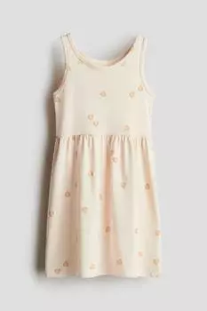Платье из хлопка с узором H&M, мультиколор