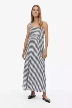 Платье из хлопка теленка H&M, белый