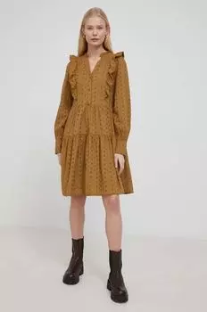 Платье из хлопка Y.A.S, зеленый