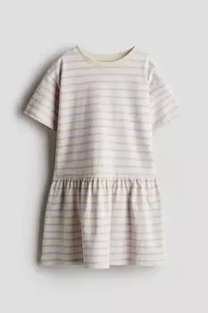 Платье из хлопкового джерси H&M, мультиколор