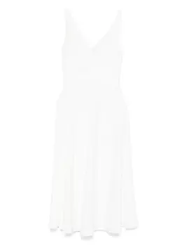 Платье из крепа Ermanno Scervino, белый