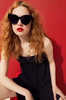 Платье из крепа H&amp;M, черный