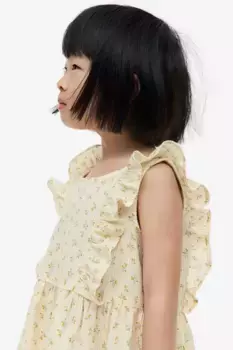 Платье из крепа H&M, бежевый
