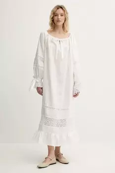 Платье из льна The Sleeper, бежевый