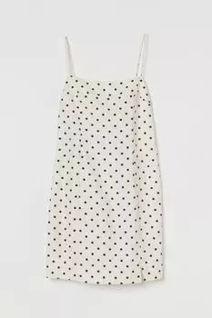 Платье из лиоцелла H&M, белые/черные точки