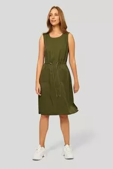 Платье из лиоцелла с галстуком Greenpoint, хаки