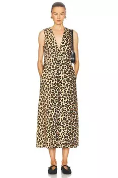 Платье из марового поплина Simonmiller, цвет Leopard