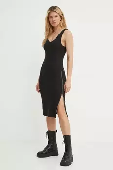 Платье из необработанного хлопка G-Star G-Star Raw, черный