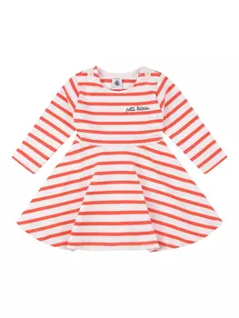 Платье из органического хлопка Petit Bateau, красный
