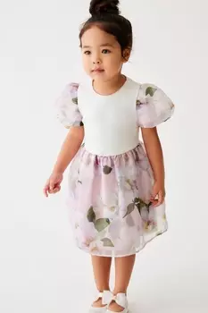 Платье из органзы 2 в 1 Baker By Ted Baker, розовый