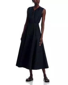 Платье из поплина Kailey Proenza Schouler White Label, черный