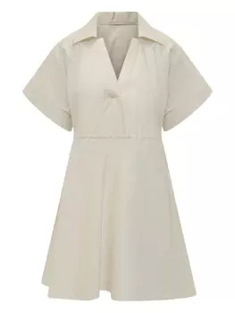 Платье из поплина Philosophy Di Lorenzo Serafini, белый