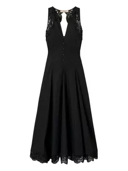 Платье из поплина TWINSET, черный
