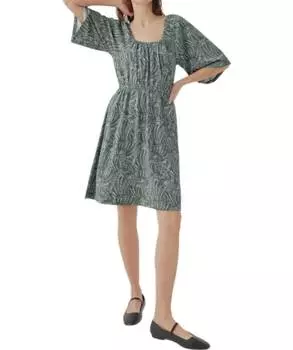 Платье из роскошного джерси с рукавами-крылышками в саду pact, цвет garden