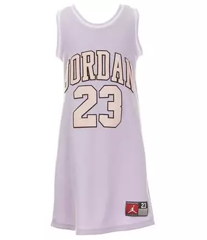 Платье из сетчатого джерси Jordan Big Girls 7–16 Jumpman, фиолетовый