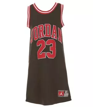 Платье из сетчатого джерси Jordan Big Girls 7–16 Jumpman, черный