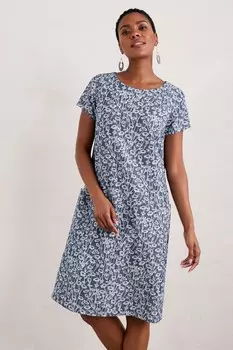 Платье из шамбре Fernbank Seasalt Cornwall, синий