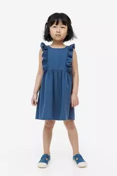 Платье из сирсакера H&M