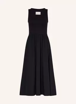 Платье из смеси материалов Gant, черный