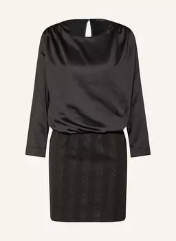 Платье из смеси материалов с блестящей пряжей Ana Alcazar, черный