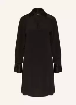 Платье из смеси материалов с шелком Riani, черный