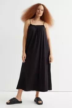 Платье из смесового модала H&amp;M, черный