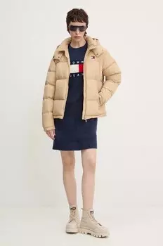 Платье из смесовой шерсти Tommy Jeans, темно-синий