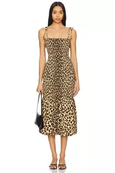 Платье из смокингового поплина Canto Simonmiller, leopard