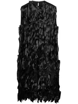 Платье из соболя Prada, черный