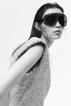 Платье из структурной ткани H&M, серый