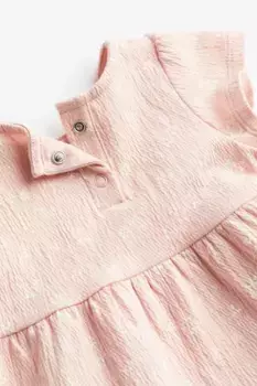 Платье из тисненого джерси H&M, розовый