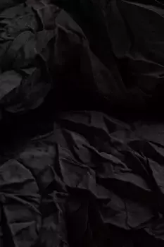 Платье из тисненой ткани с трансфером H&M, черный