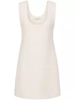 Платье из ткани букле Philosophy Di Lorenzo Serafini, нейтральный цвет