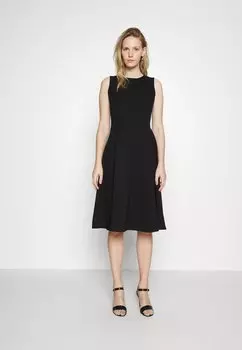 Платье из трикотажа Lauren Ralph Lauren, черный