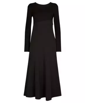 Платье из трикотажа + нейлоновая складочка "Трумэн" Add, черный