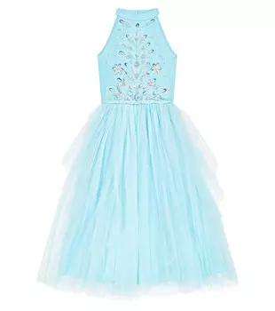 Платье из тюля Disney Frozen Queen из коллаборации с Disney Tutu Du Monde, синий