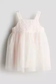 Платье из тюля H&M, розовый