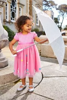 Платье из тюля Jojo Maman Bb, розовый