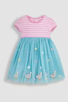 Платье из тюля Jojo Maman Bb, синий