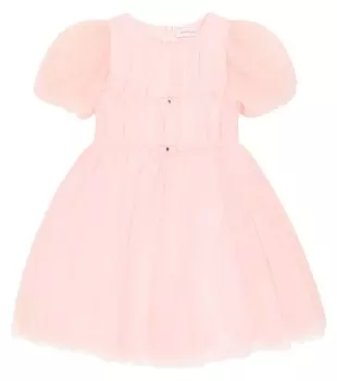 Платье из тюля Monnalisa, розовый