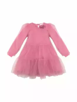 Платье из тюля Monnalisa, розовый