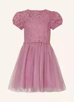 Платье из тюля с кружевом S.Oliver Red, фиолетовый