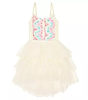 Платье из тюля с пайетками Gold Dust Tutu Du Monde, разноцветный