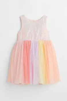 Платье из тюля с пайетками H&amp;M