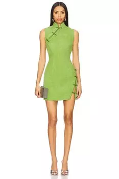 Платье из твида Ines Sau Lee, apple green