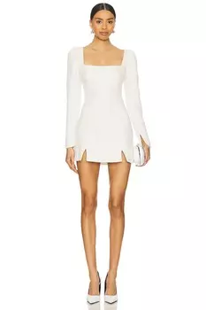 Платье из твида Jenna Sau Lee, white