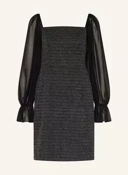 Платье из твида с блестящей пряжей Adrianna Papell, мультиколор